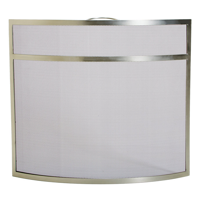 Alwyn Home Kaminschirm Buckton mit 1 Paneel aus Stahl & Bewertungen